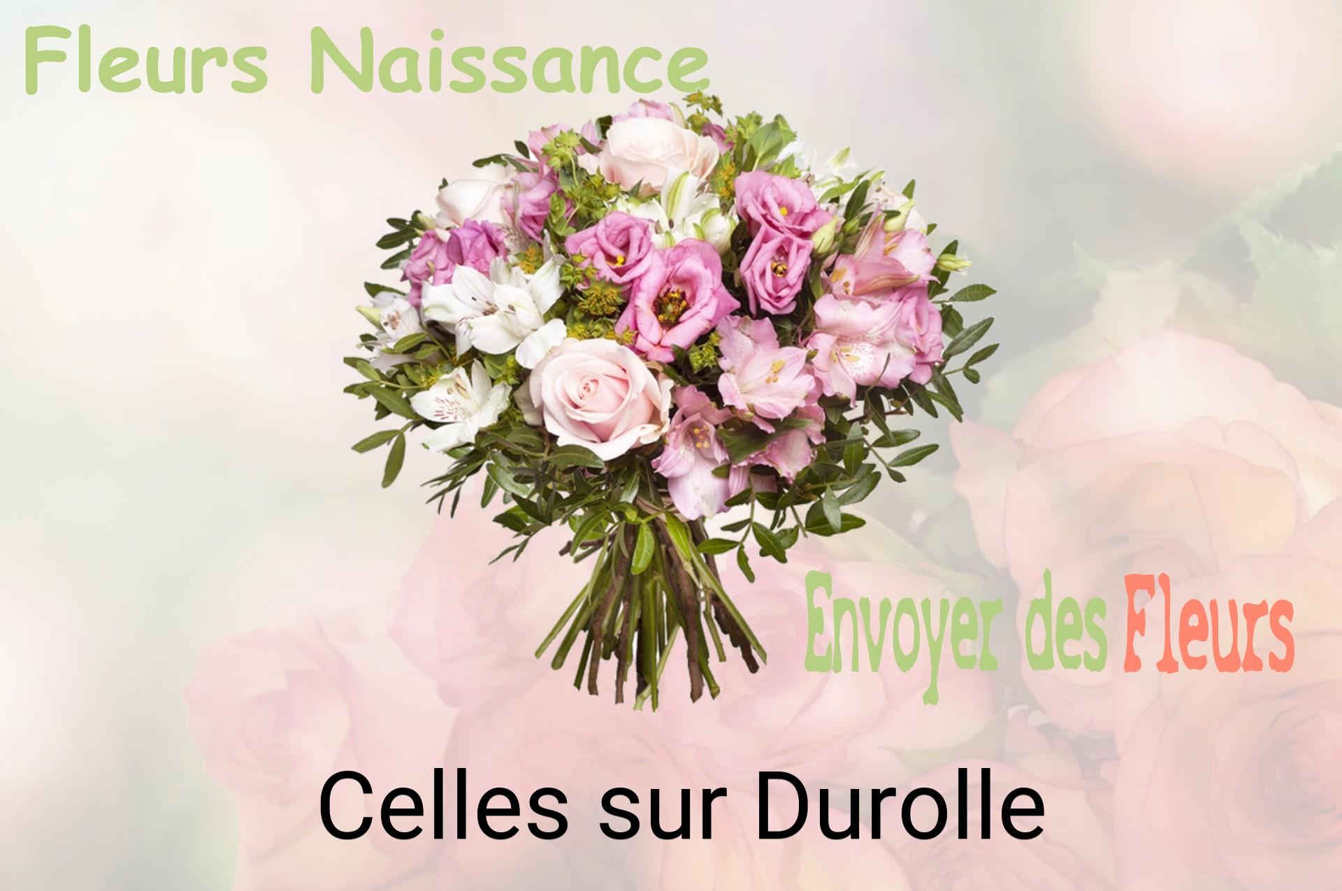 Bouquet de fleurs de naissance livré à Celles-sur-Durolle